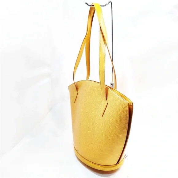 Louis Vuitton St. Jacques Yellow Epi Leather Shoulder Bag - Picture 3 of 9